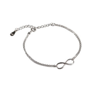 Sterling Silver Infinity Necklace, Earrings, Bracelet, and Ring