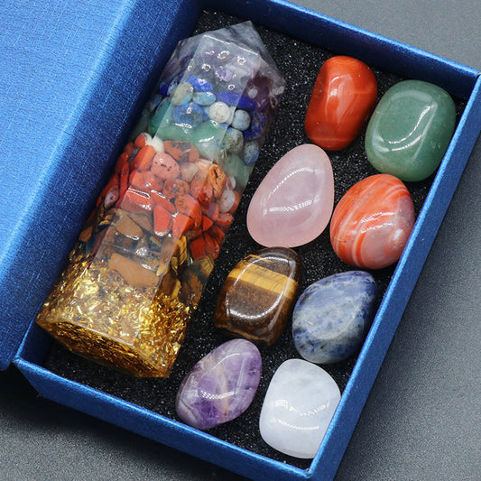 Resin Crystal Stone Gift Set