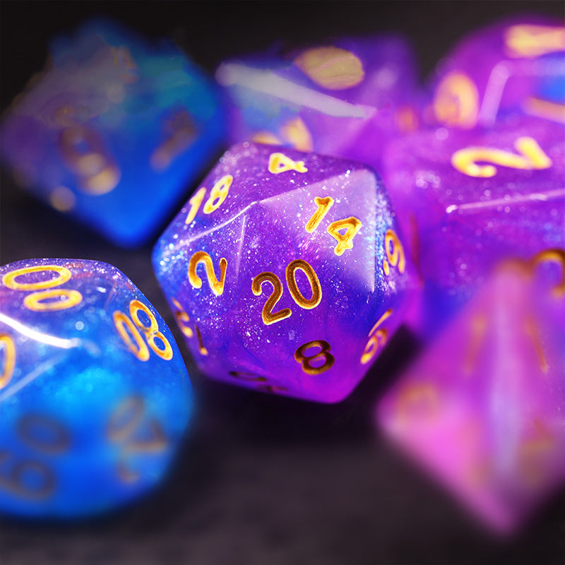 "Blue Dragon Star" - Dice for Games