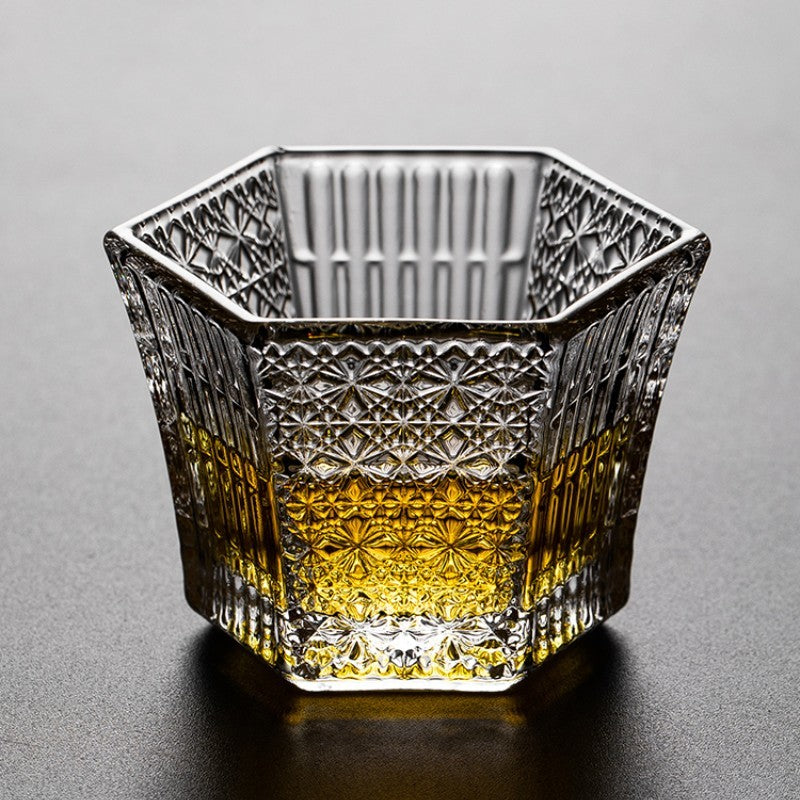 "Forget My Ex" - Hexagonal Crystal Shot Glass