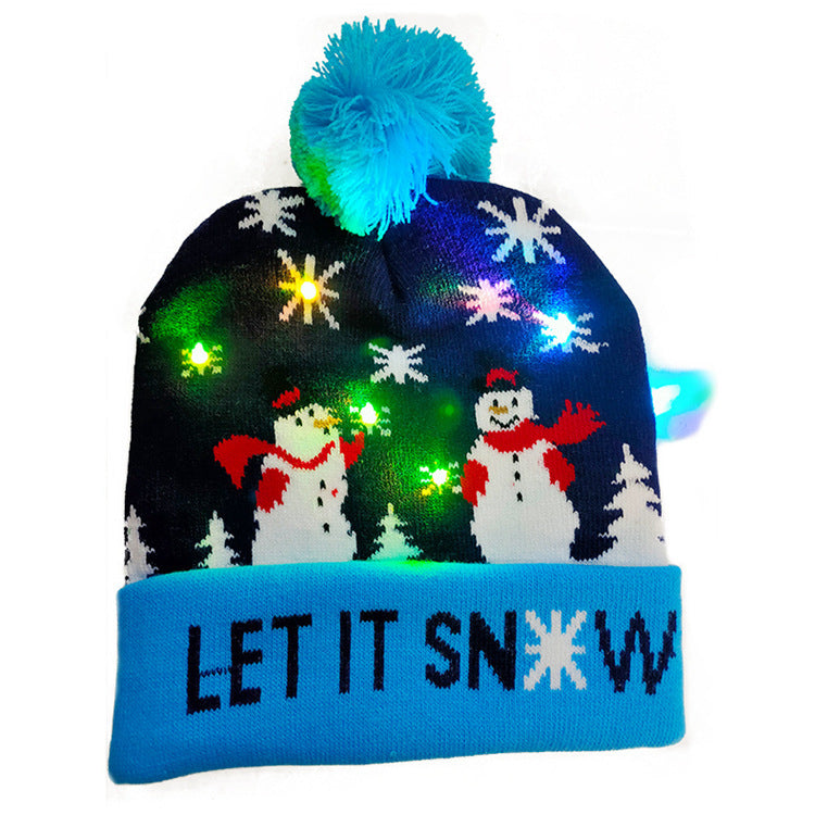 Ugly LED Light Knitted Christmas Hats