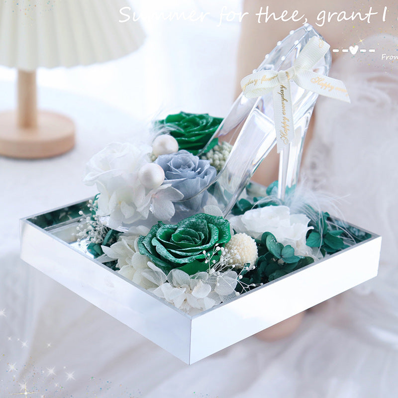 Handmade  Acrylic Rose Christmas  Decoration Ornaments