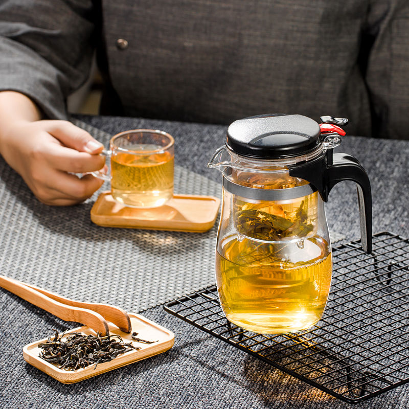 Drum-shaped Trapezoidal Tea Pot