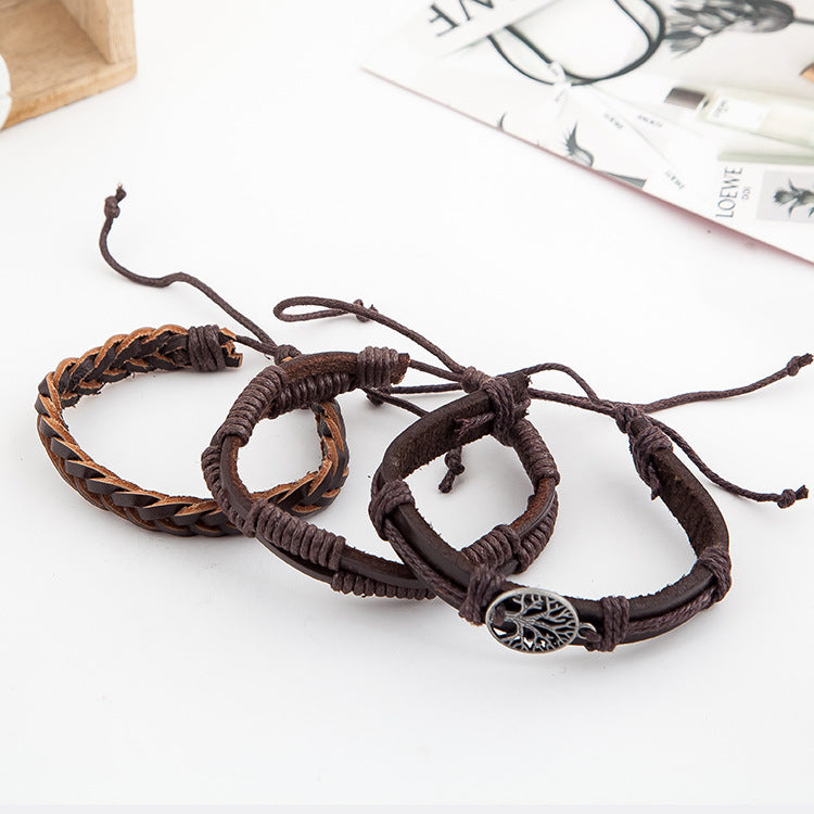Vintage Multilayer Peace Tree Bracelet
