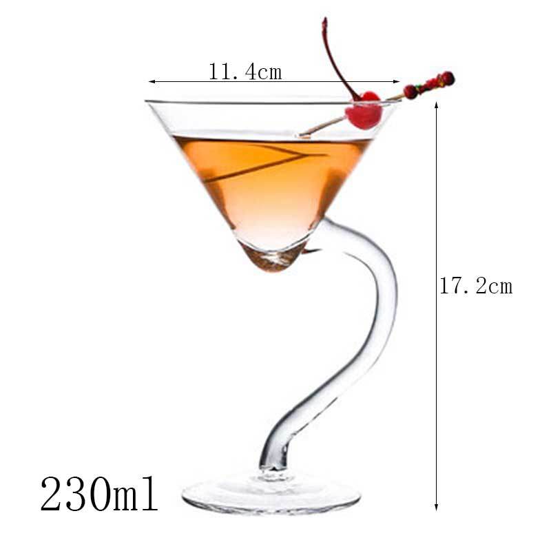 "Crazy Stemmed"-  Cocktail Glass
