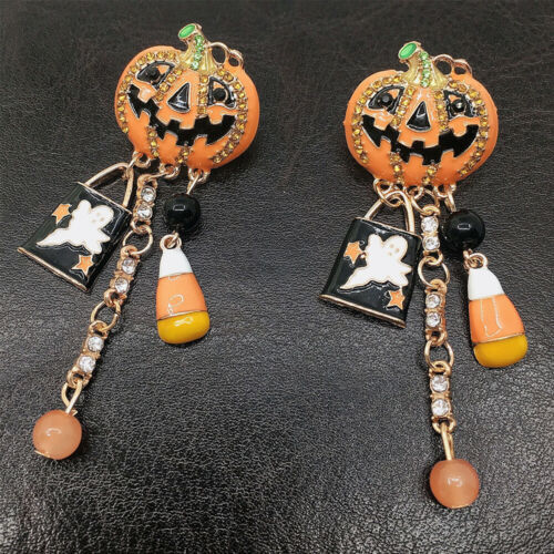 Exaggerated Pumpkin Earrings
