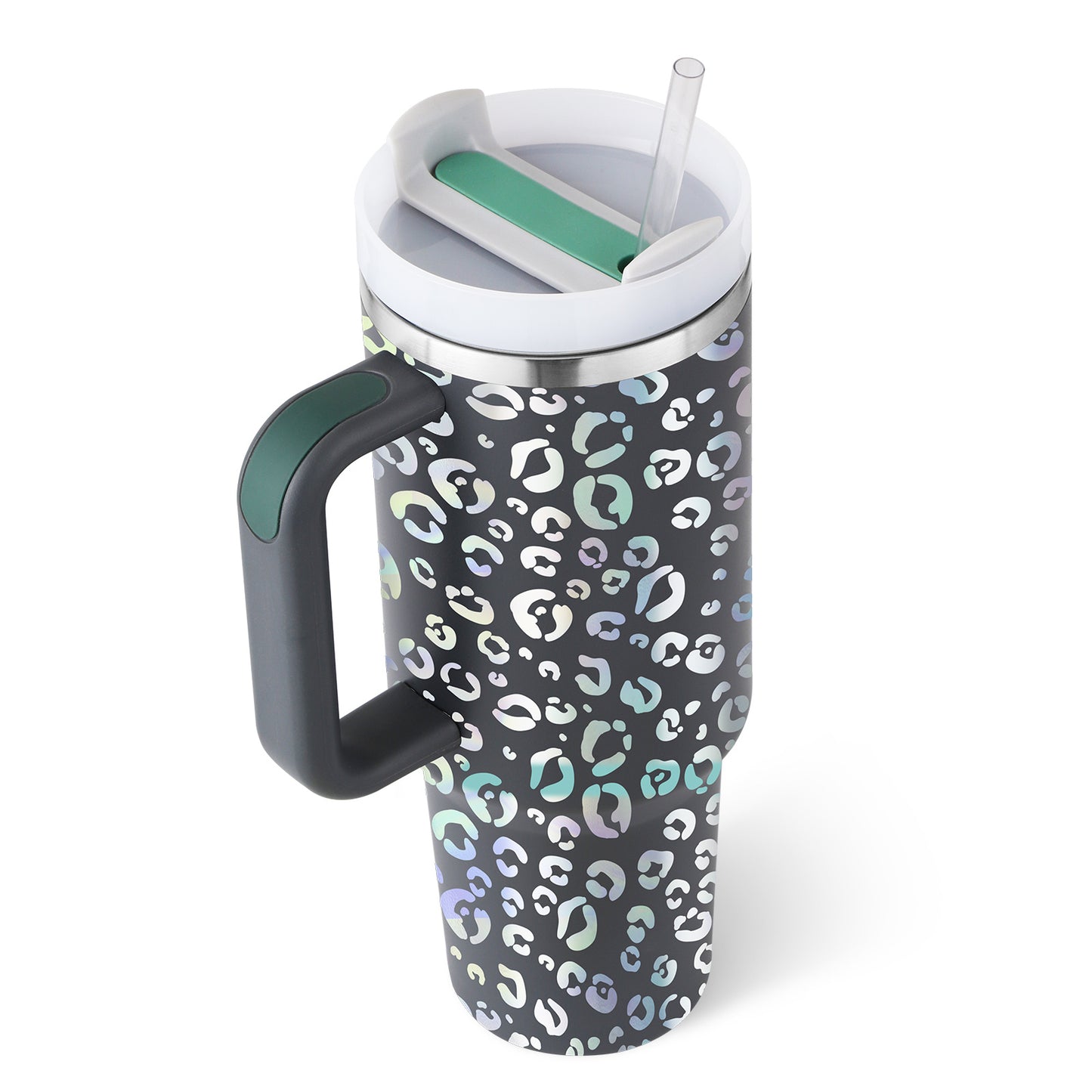 "Hydrate in Style" -  40 oz. Spill-proof Insulated Tumbler With Straw