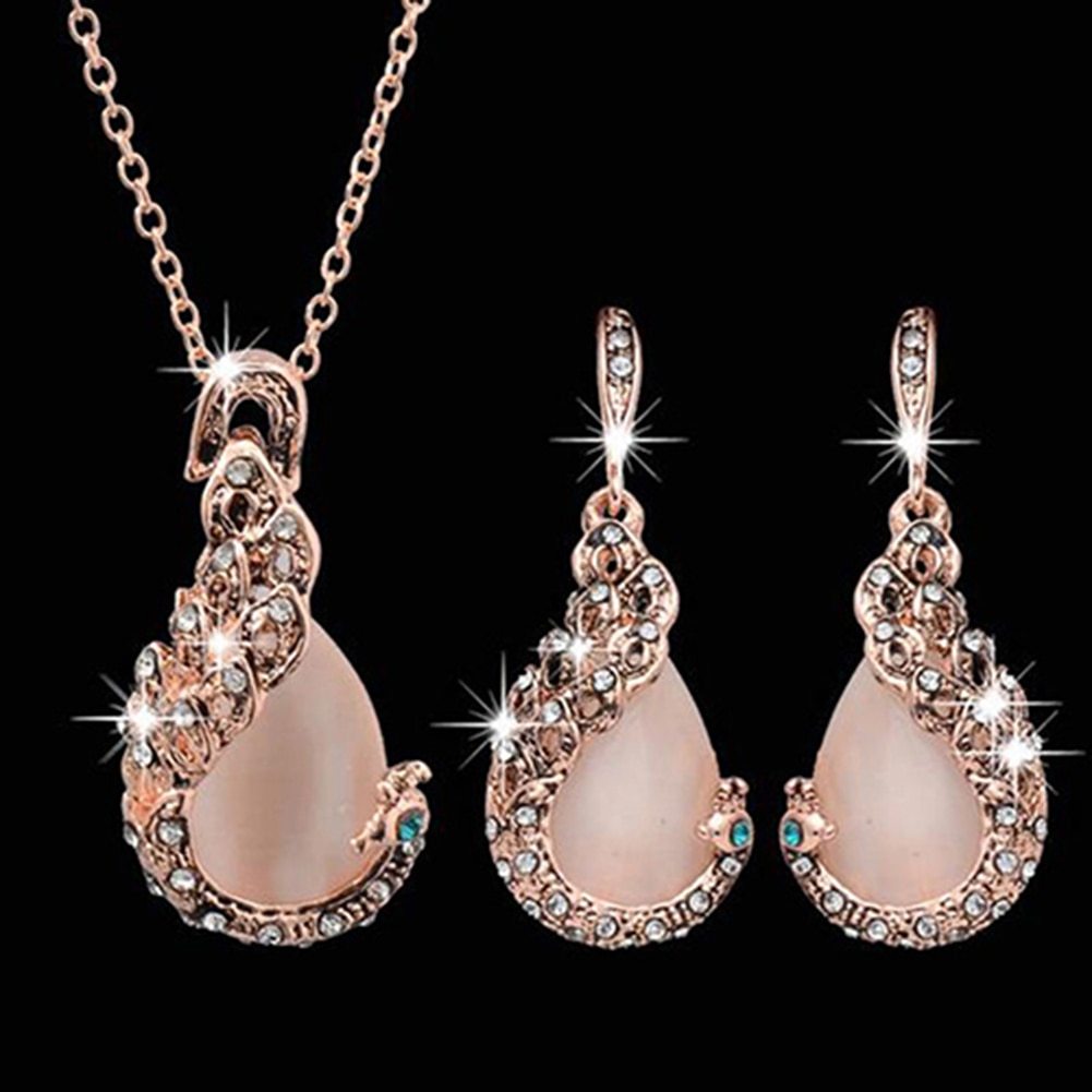 "Beautiful Tears" - Water Drop Rhinestone Jewelry Set