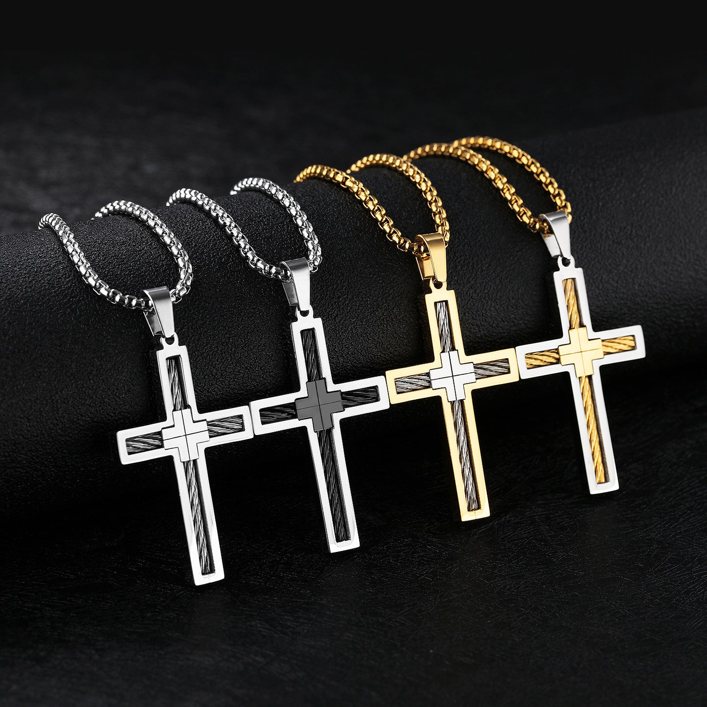 Stainless Steel Cross Necklace