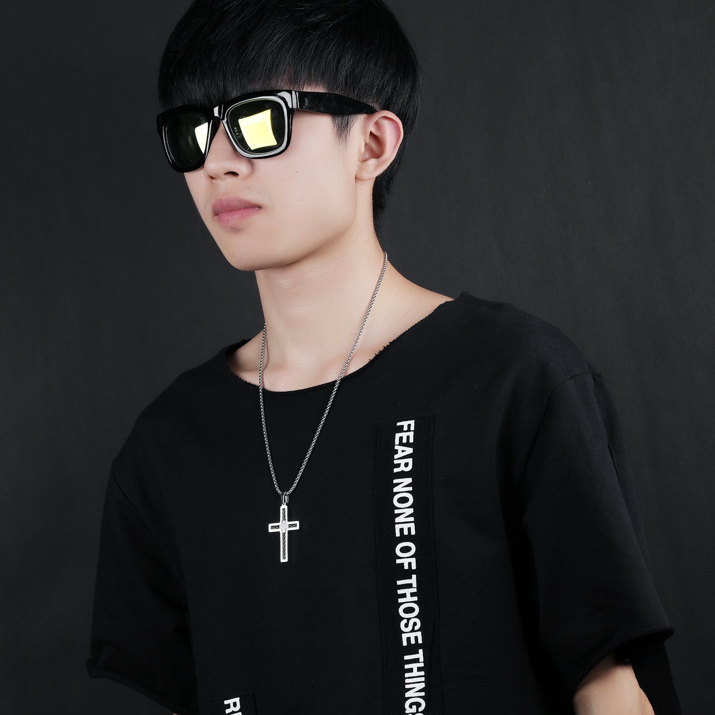 Stainless Steel Cross Necklace