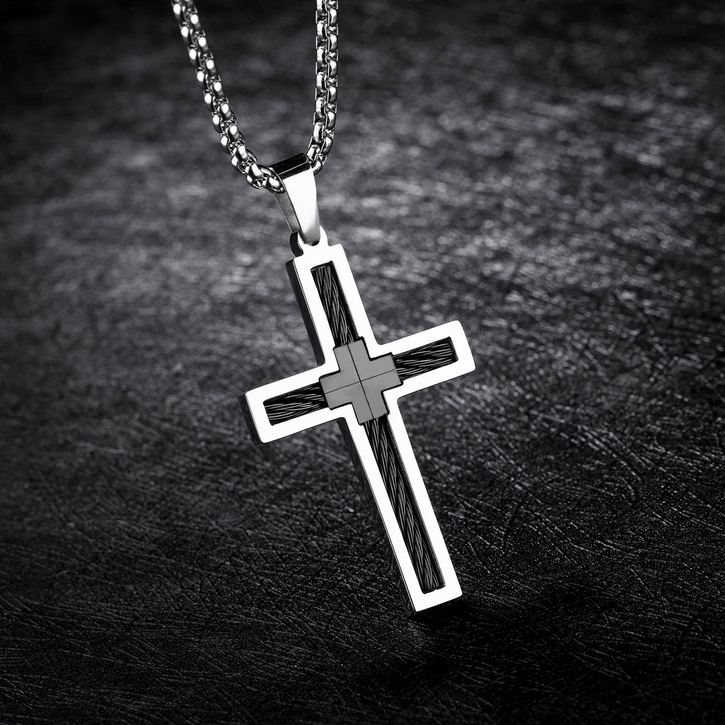 Stainless Steel Cross Necklace