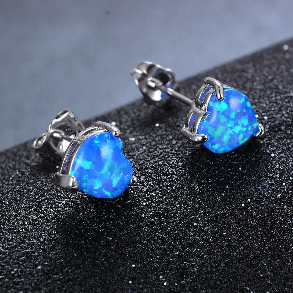 "Glowing Frost" - Stud Earrings