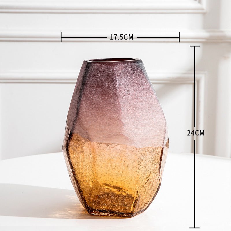 Handmade Colored Glass Vases