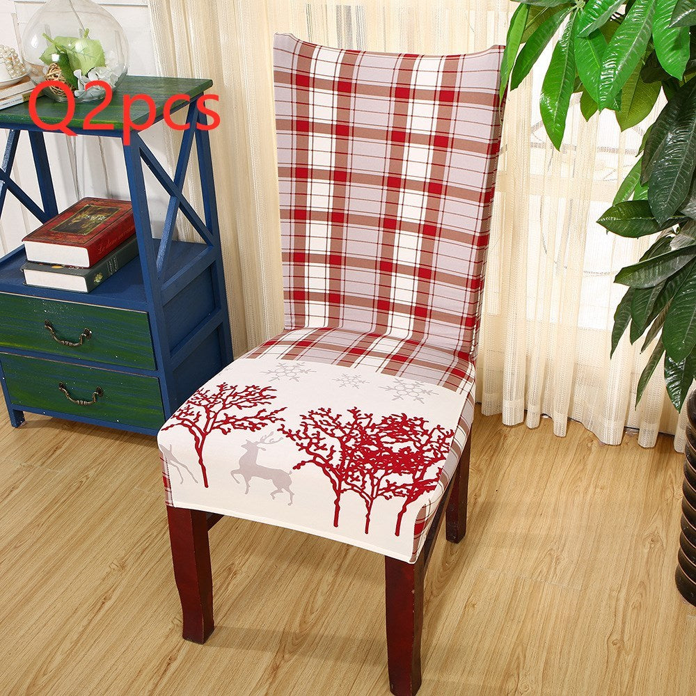 Universal Elastic Christmas Chair Cover
