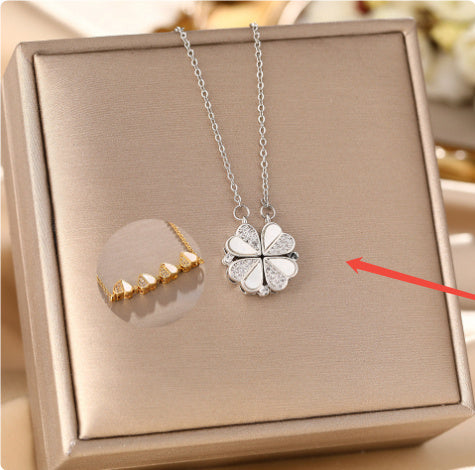 "Lucky Day" - Stainless Steel Pendant Necklace