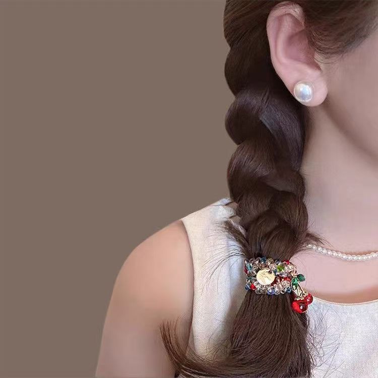 Sweet Cherry Ponytail Holder