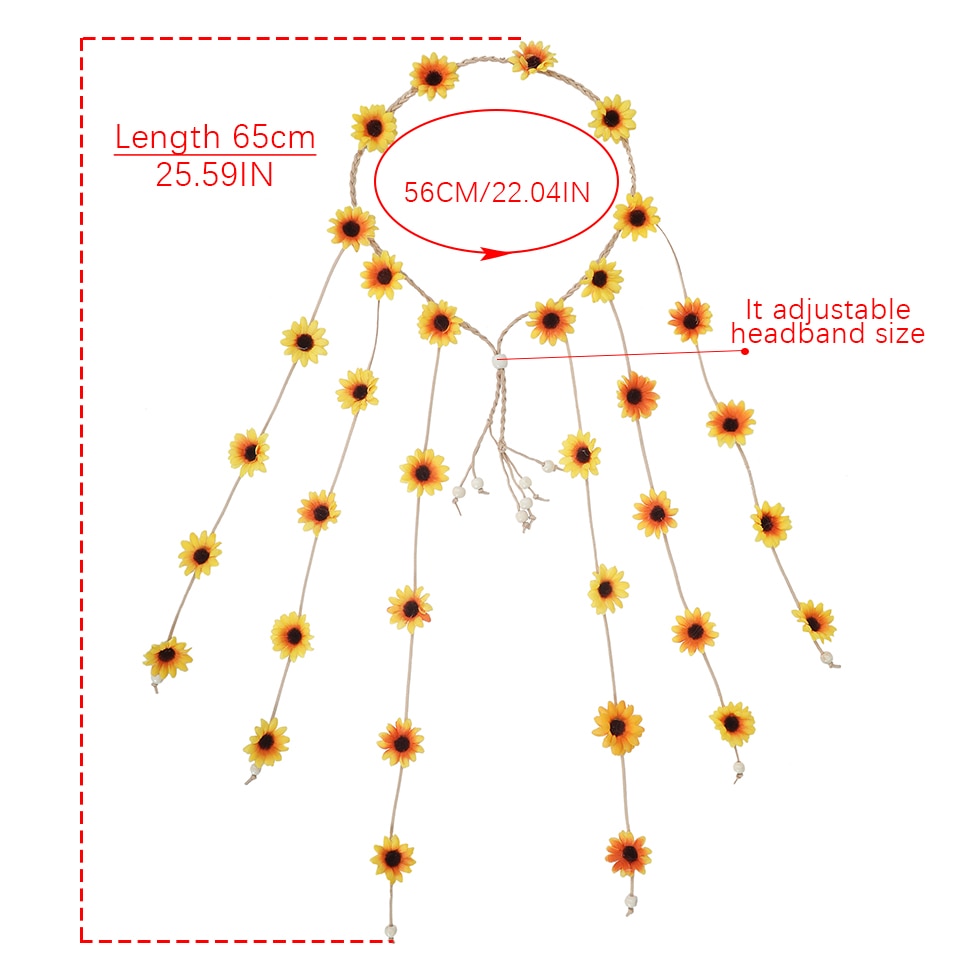 Garland Sun Flower Headdress