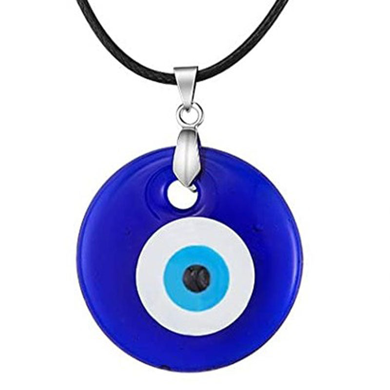 Evil Eye Protection Clavicle Chain Necklace and Bracelet