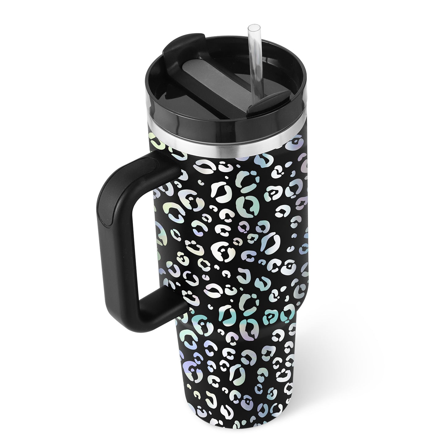 "Hydrate in Style" -  40 oz. Spill-proof Insulated Tumbler With Straw