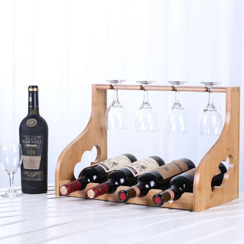 Bamboo Wine Bottle Rack