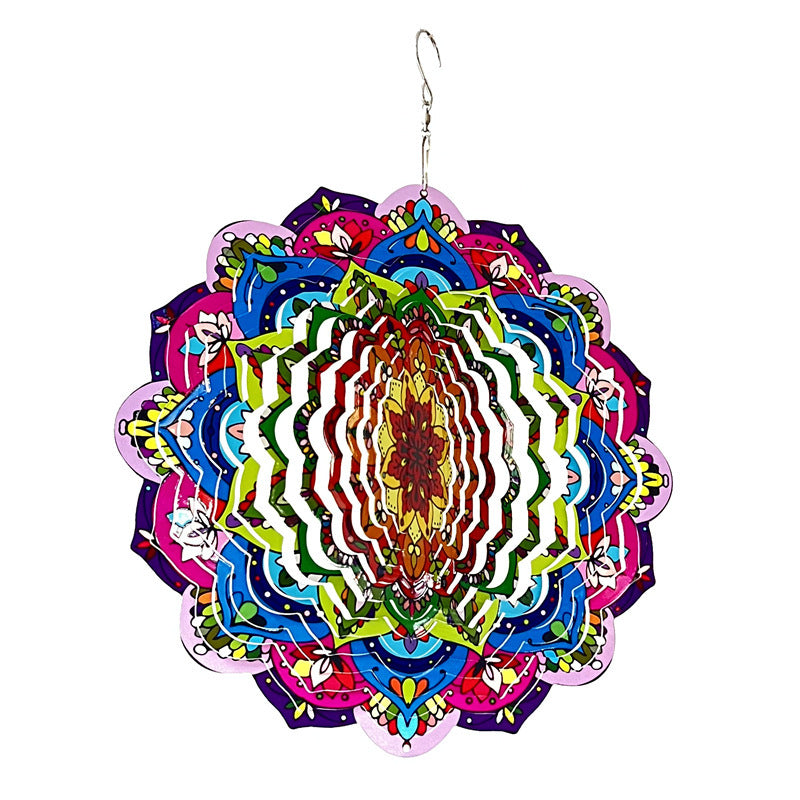 Handmade Multicolor Mandala Suncatcher for Garden
