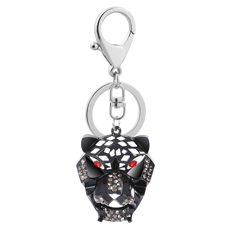 "I Love Leopards" - Diamond Keychain