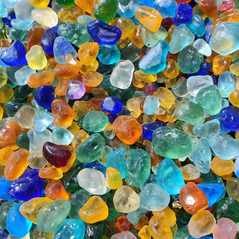 Colorful Crystal Glass Sand for Home and Garden