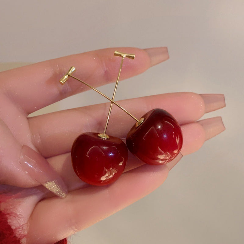 Red Cherry Earrings