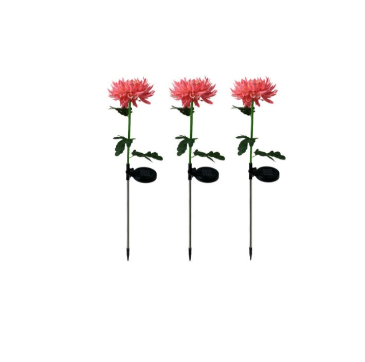 Solar LED Artificial Flower for Landscaping