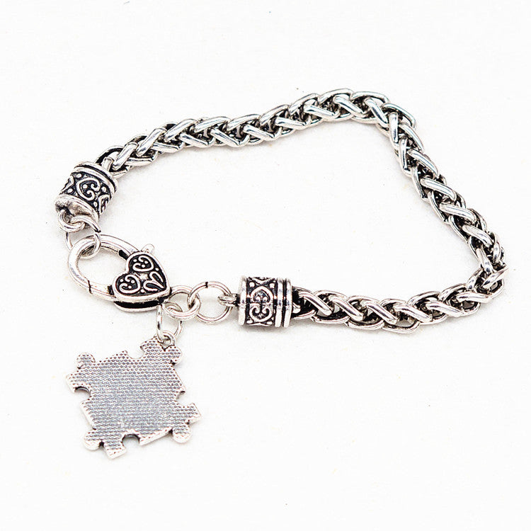 Diamond Puzzle Autism Bracelet