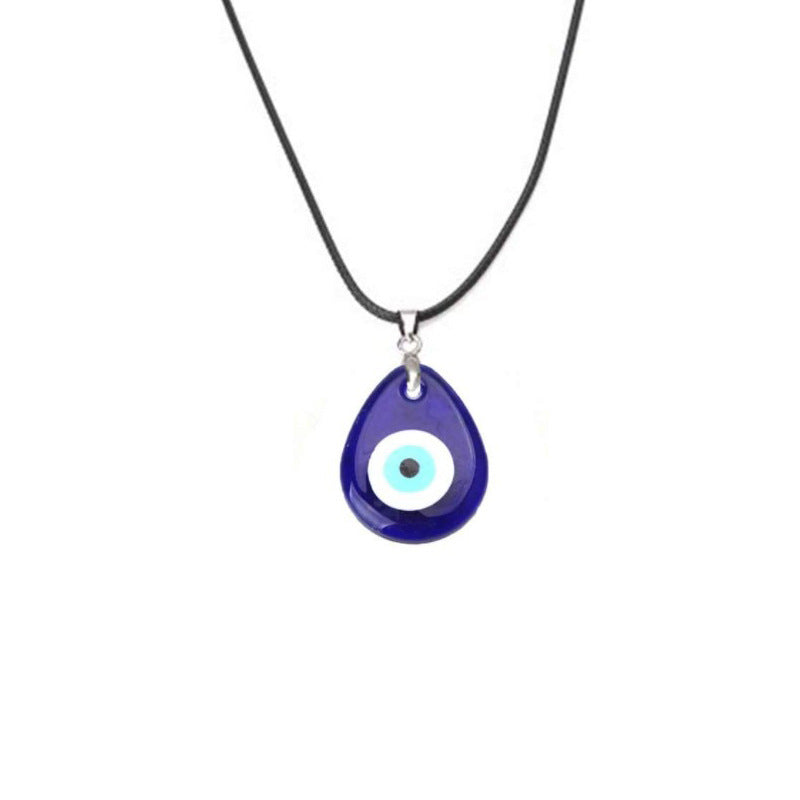Evil Eye Protection Clavicle Chain Necklace and Bracelet