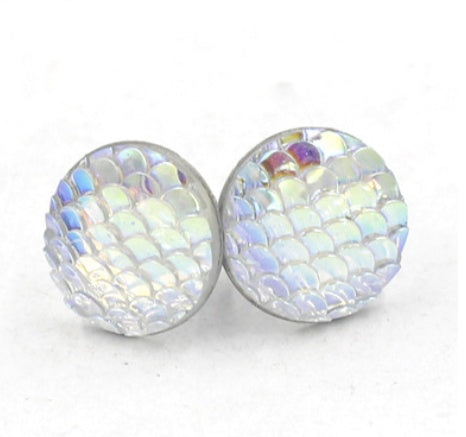 Mermaid Scales Earrings + Anklet