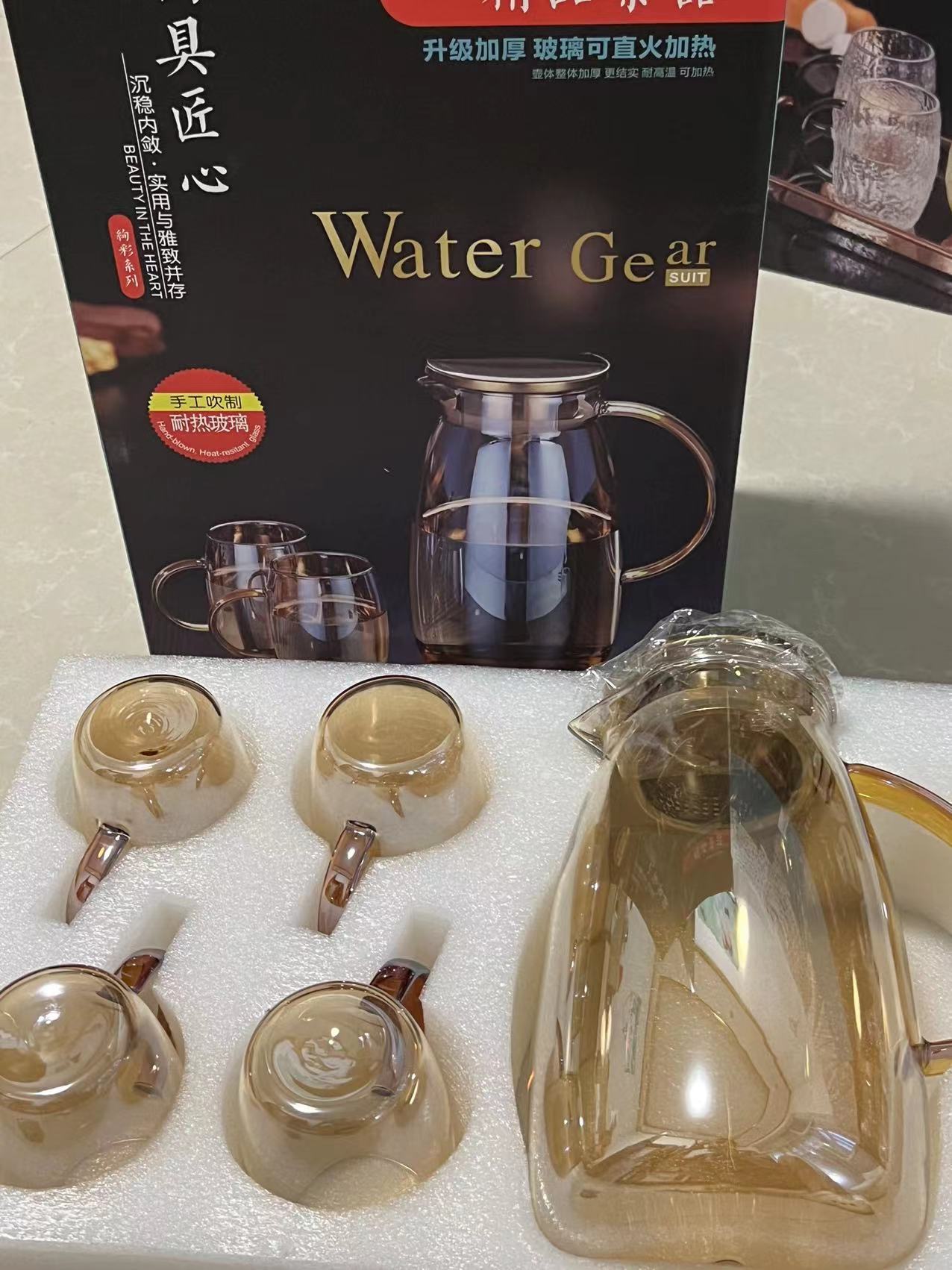 "Beautiful Day"- Colorful Borosilicate Serving Pot