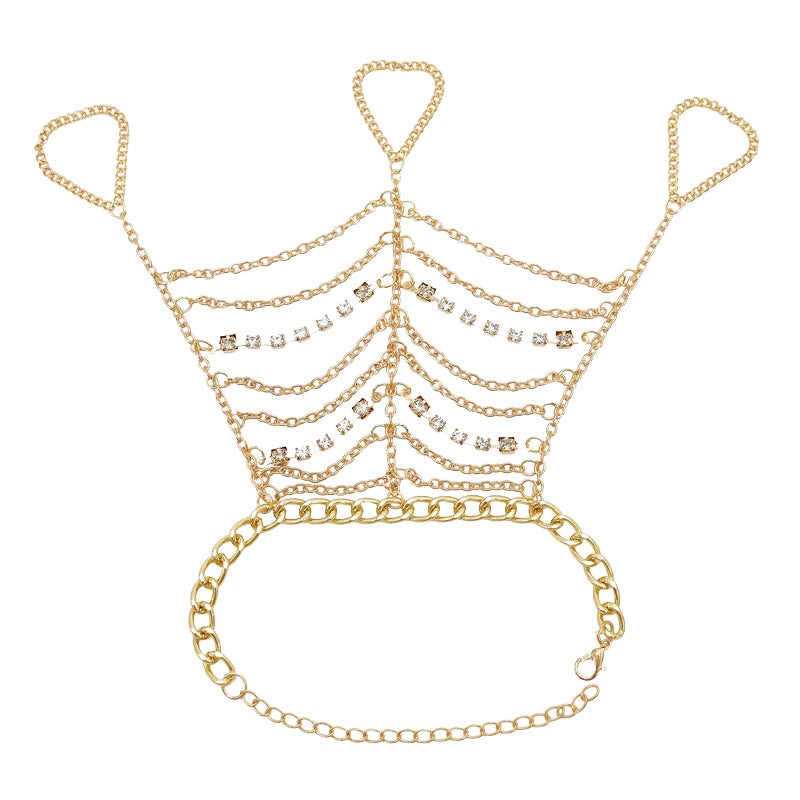 Antique Bohemian Folk Dance Finger Chain