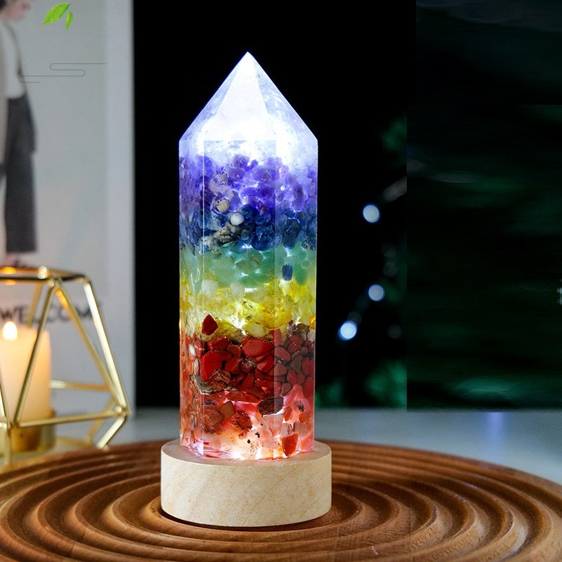 Natural Crystal USB Night Light