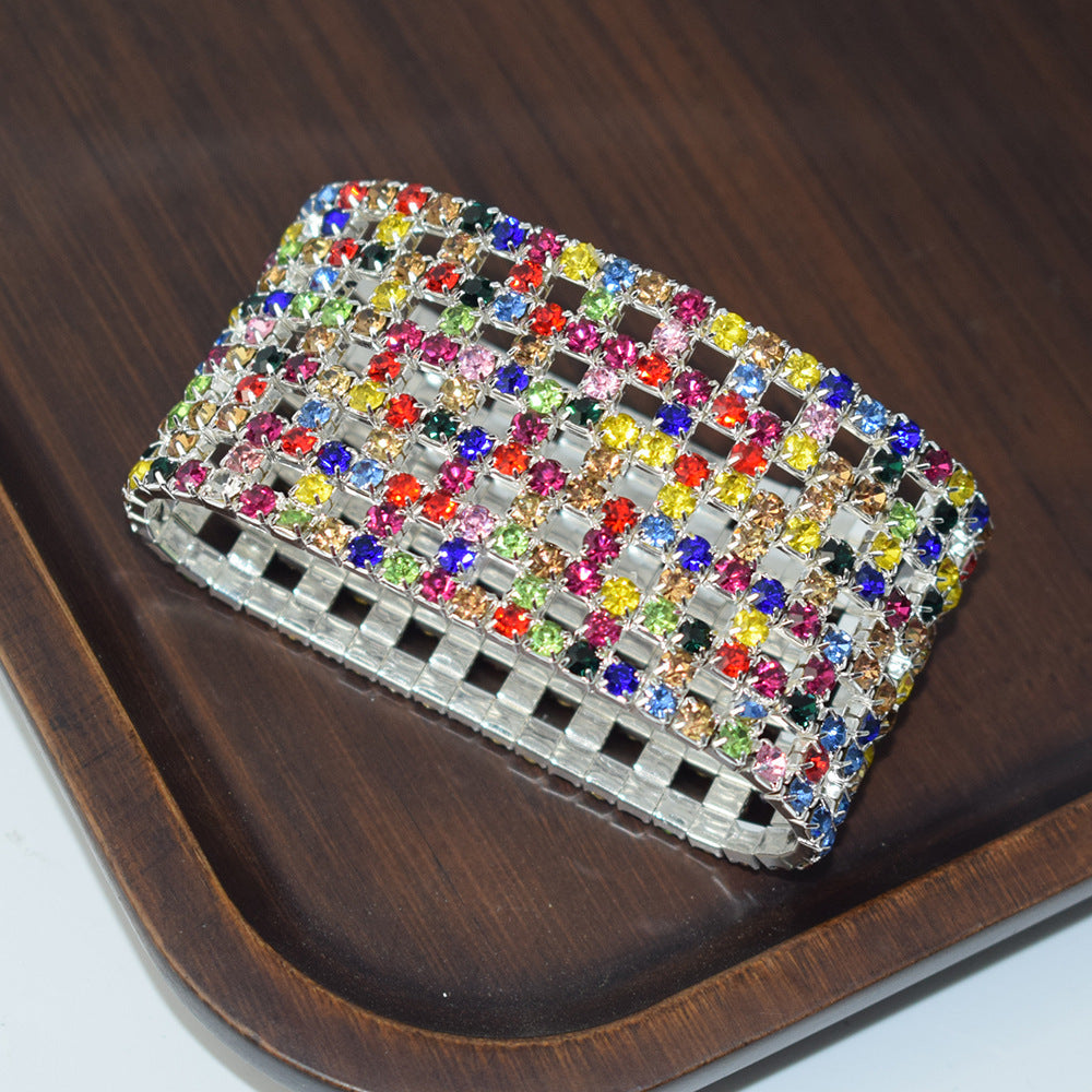 "Shining Bands" - Rhinestone Elastic Bracelet