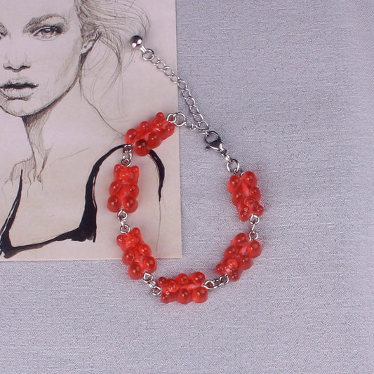 Stainless Steel Gummy Bears Bracelets