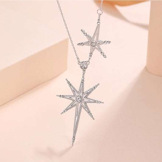 "Wishing Stars" - Clavicle Chain Necklace