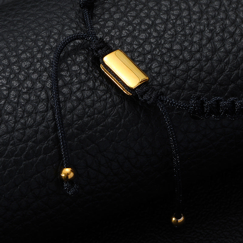 Zircon Star Braided Adjustable Bracelet