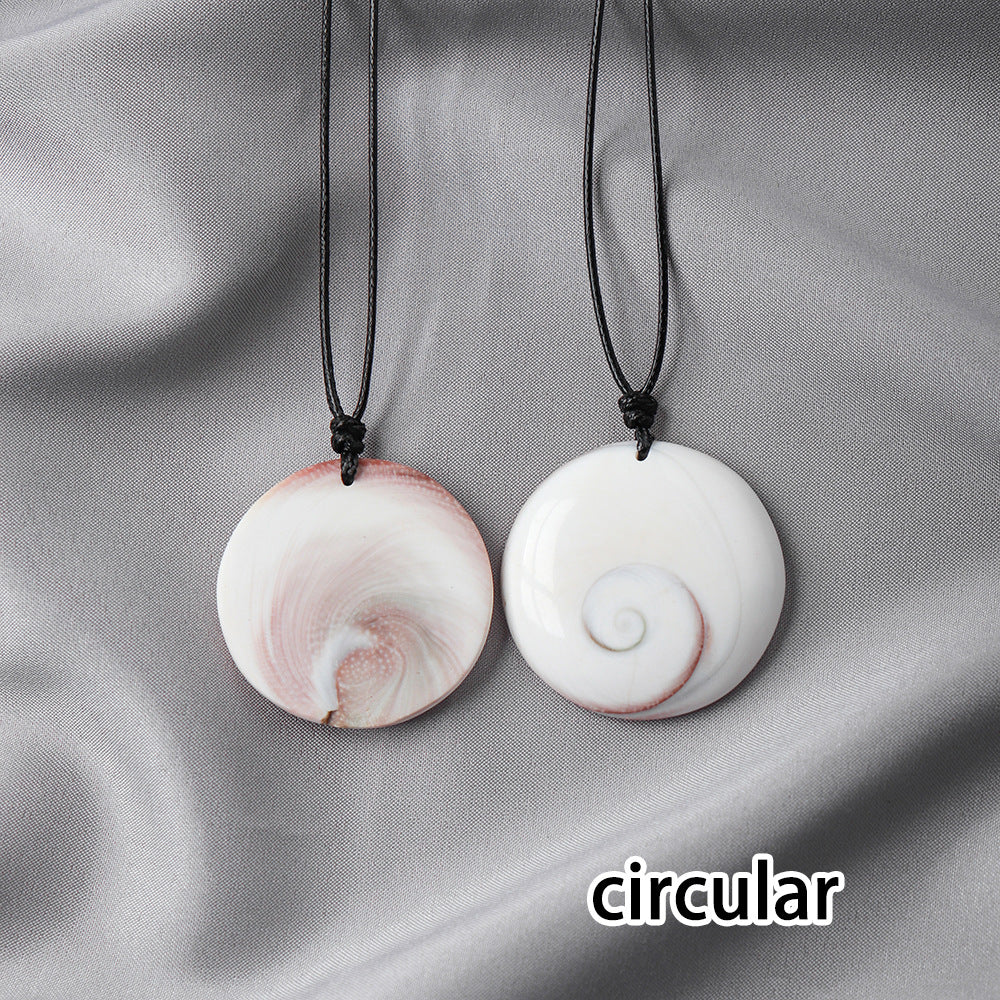 Natural Crystal Stone Pendant Necklace