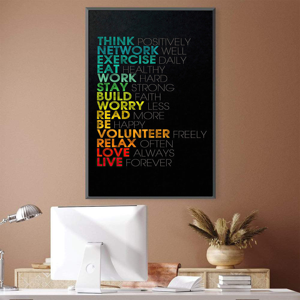 Famous Sayings And Inspirational Wall Painting