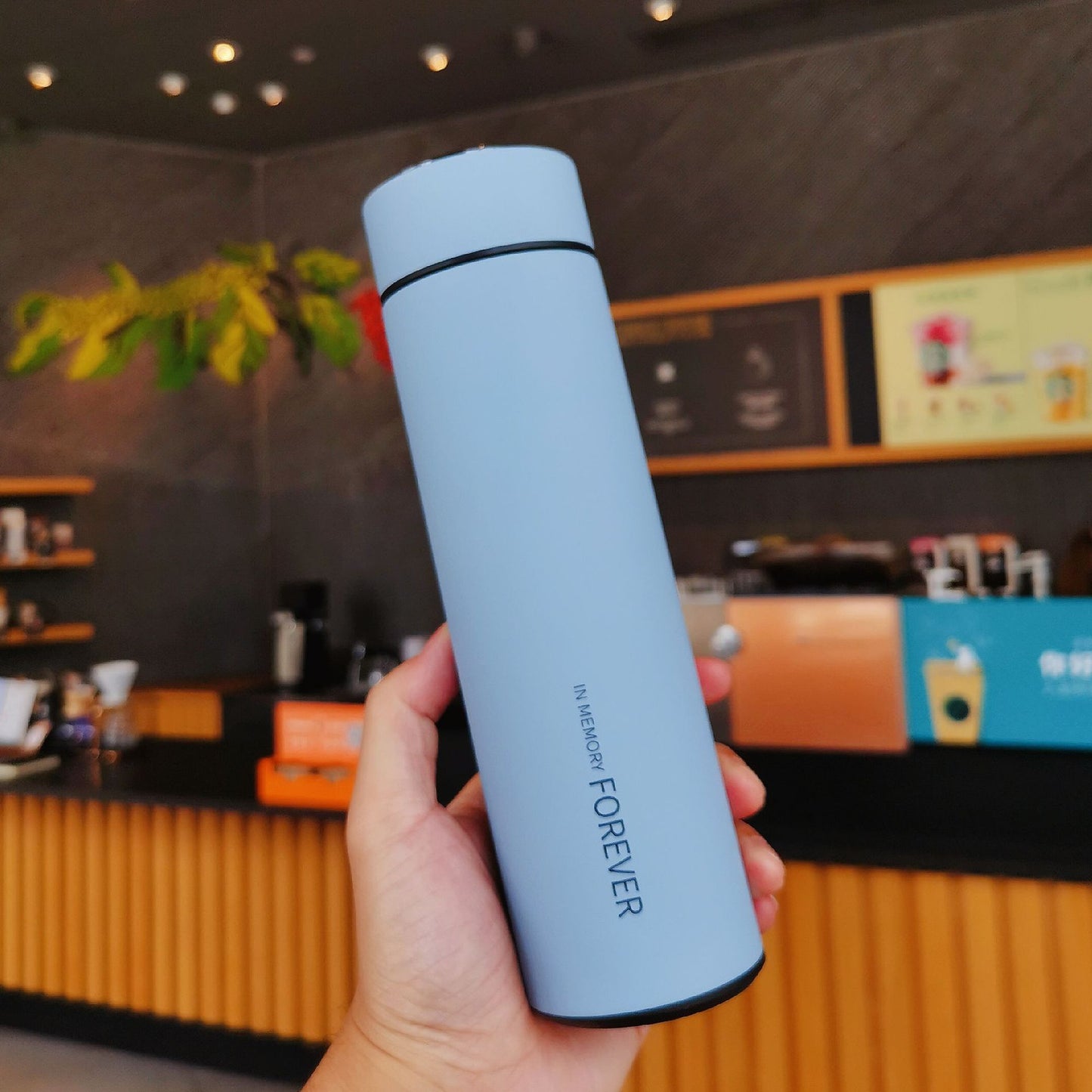 "Smarter than My Tumbler" Smart Temperature Measurement Stainless Steel Cup