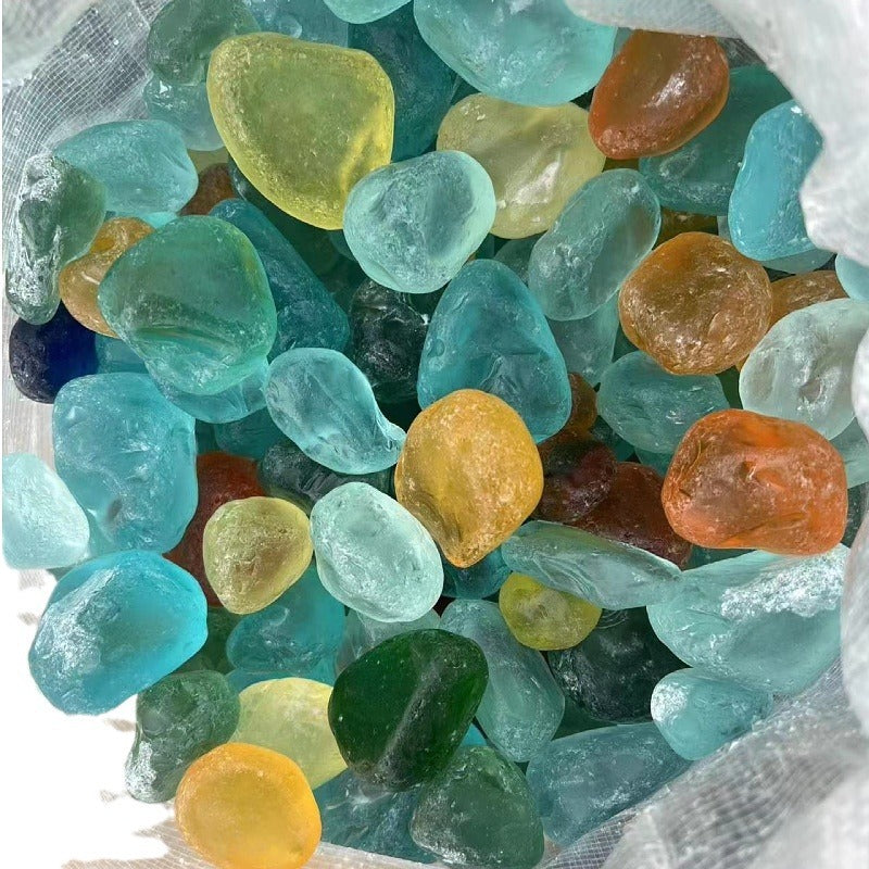 Colorful Crystal Glass Sand for Home and Garden