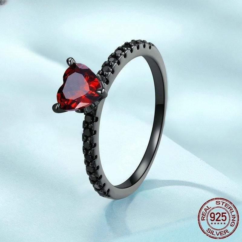 "Dark Night" -  Sterling Silver Ring