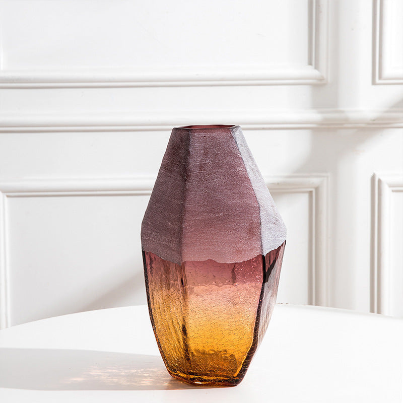 Handmade Colored Glass Vases