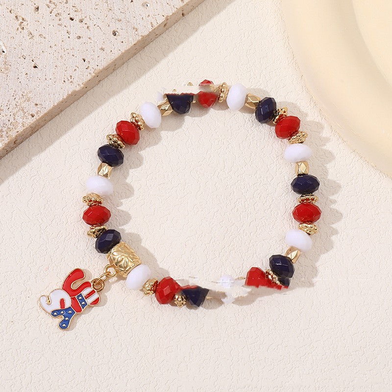Handmade Patriotic Star Bracelets