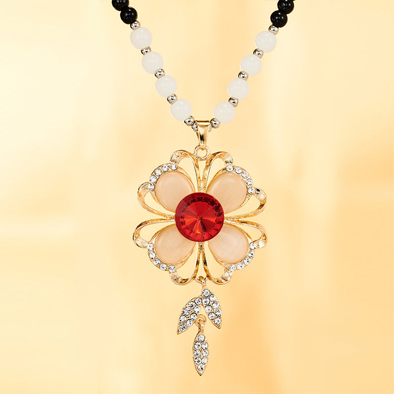 Versatile Fringed Pearl Sweater Chain/Necklace