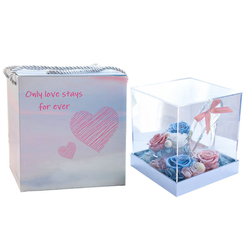 Handmade  Acrylic Rose Christmas  Decoration Ornaments