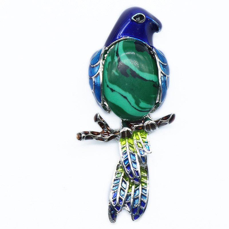 "Hello Birdie" - Brooch Pendant