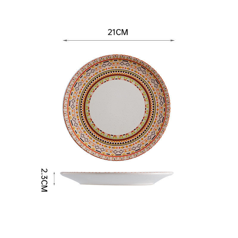 Retro Fruit and Salad Plate